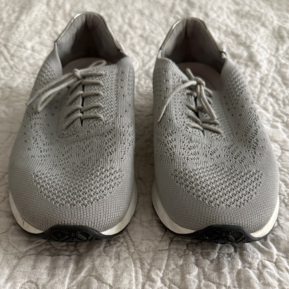 FRANKIE4 Women's Gray Knit Sneakers, SZ 9.5 - Picture 6 of 7